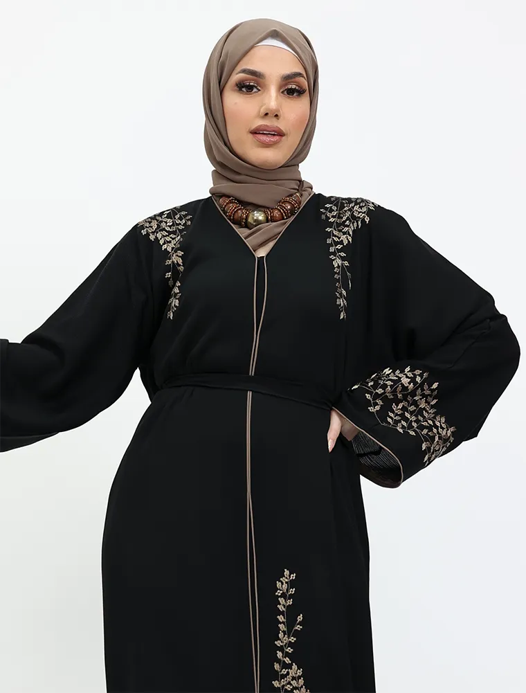 Black Huraira Abaya